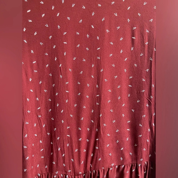 Ann Taylor LOFT Floral Ruffle Trim  Shift Dress Sz S - Picture 8 of 13